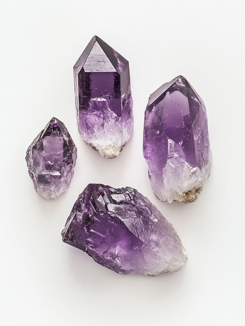 Natural amethyst crystal – February birthstone necklace featuring calming violet gemstone